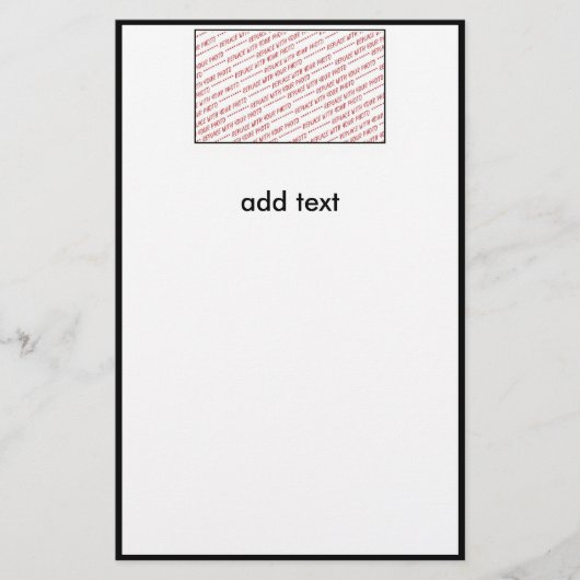 Vorlage für Group- oder Class-Foto Briefpapier (Vorderseite)