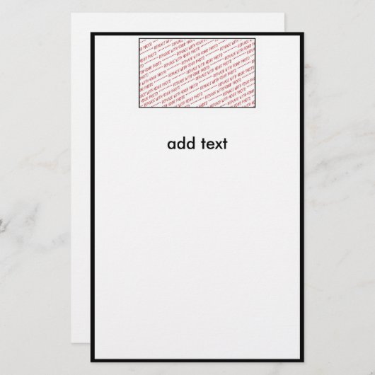 Vorlage für Group- oder Class-Foto Briefpapier (Vorne/Hinten)