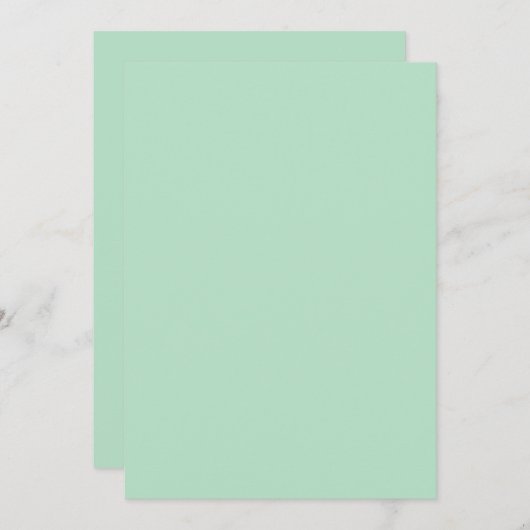 Vorlage für grüne benutzerdefinierte Karten (Vorne/Hinten)