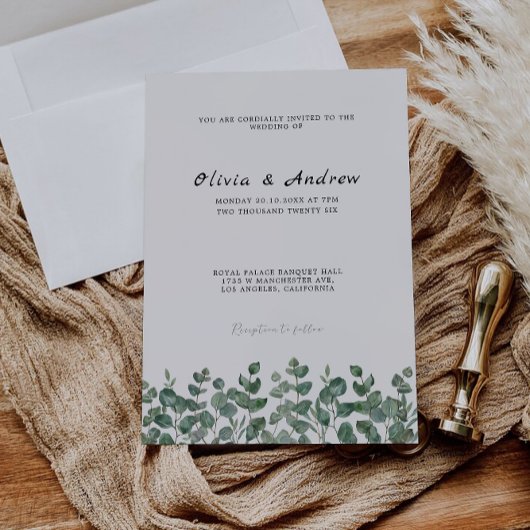 Vorlage für Grüne Hochzeit