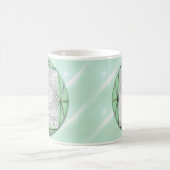 Vorlage für grüne Multifunktionsleisten-Tasse Kaffeetasse (Mittel)