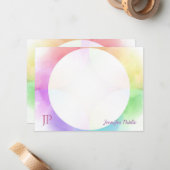 Vorlage für handgeschriebene Skriptmonogramme in A (Vorderseite/Rückseite Beispiel)