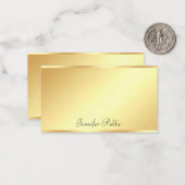 Vorlage für handgeschriebene Skripttexte mit Gold- (Vorderseite/Rückseite Beispiel)