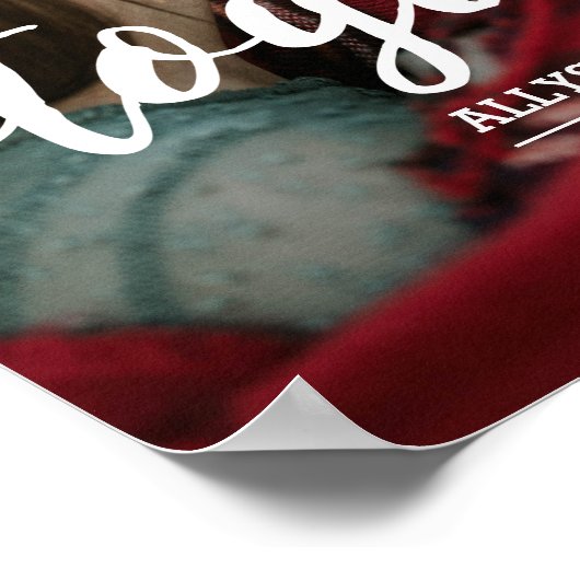 Vorlage für handgeschriebene Typografie Poster (Ecke)