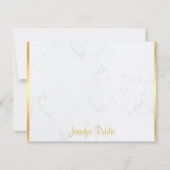 Vorlage für handgeschriebenes Monogramm-Marmor (Rückseite)