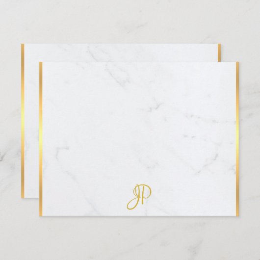 Vorlage für handgeschriebenes Monogramm-Marmor (Vorne/Hinten)