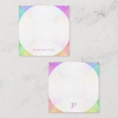 Vorlage für handgeschriebenes Skriptmonogramm (Vorne/Hinten)