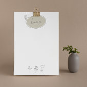 Vorlage für handgezeichnete Doodles Post-it®-Notiz Post-it Klebezettel