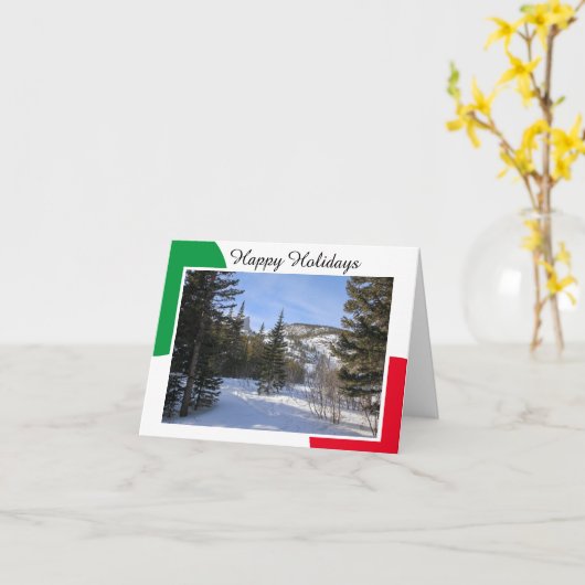 Vorlage für Happy Holidays Card (Gelbe Blume)