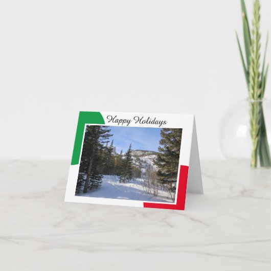 Vorlage für Happy Holidays Card (Vorderseite)