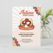 Vorlage für Herbst/Herbst-Party-Flyer (Stehend Vorderseite)