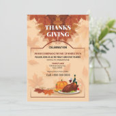 Vorlage für Herbst/Herbst-Party-Flyer (Stehend Vorderseite)