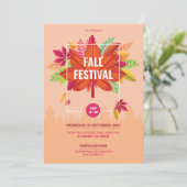 Vorlage für Herbst/Herbst-Party-Flyer (Stehend Vorderseite)