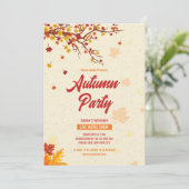 Vorlage für Herbst/Herbst-Party Flyer (Stehend Vorderseite)