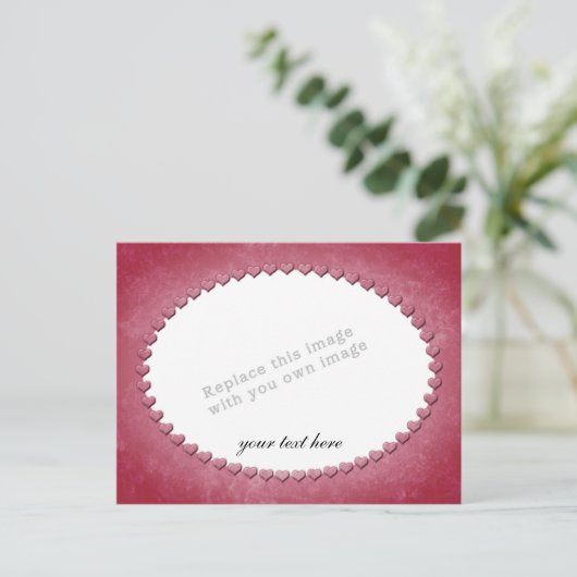 Vorlage für Herzrahmen (Stehend Vorderseite)