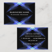 Vorlage für Hi Tech Futuristic Business Card Visitenkarte (Vorne/Hinten)