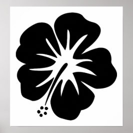 Vorlage für Hibisken Poster