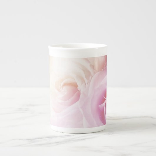 Vorlage für Hochzeiten bei personalisierter Rose Porzellantasse (Vorderseite)