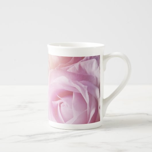 Vorlage für Hochzeiten bei personalisierter Rose Porzellantasse (Rechts)