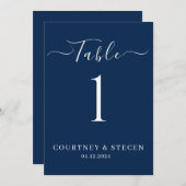 Vorlage für Hochzeiten: Luxus-Kalligrafie (Vorne/Hinten)