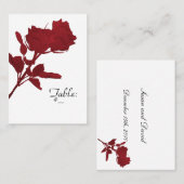 Vorlage für Hochzeiten von Platzkarten (Vorne/Hinten)