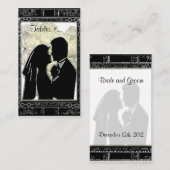 Vorlage für Hochzeiten von Platzkarten (Vorne/Hinten)