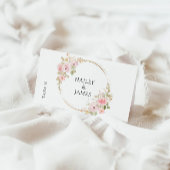 Vorlage für Hochzeiten von Rose-Platzkarten