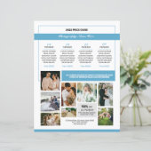 Vorlage für Hochzeitfotografie (Stehend Vorderseite)