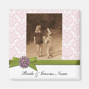 Vorlage für Hochzeitmagnete für Fotos Magnet