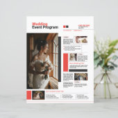 Vorlage für Hochzeitssendungen (Stehend Vorderseite)