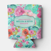 Vorlage für Hochzeitsszenarien für Blume der Wasse Dosenkühler (Rückseite)