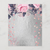 Vorlage für Hübsche Girl-Events oder Geschäftsproj Flyer (Hinten)