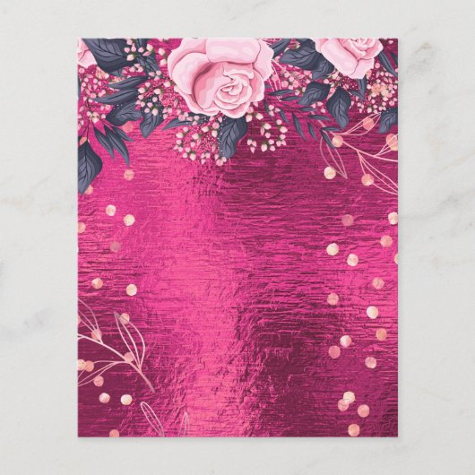 Vorlage für Hübsche Girl-Events oder Geschäftsproj Flyer (Vorne)