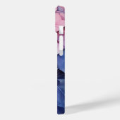 Vorlage für hübsche Lila Wasserfarben-Hydrangea Case-Mate iPhone Hülle (Rückseite / Links)