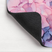 Vorlage für hübsche Lila Wasserfarben-Hydrangea Mousepad (Ecke)