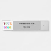 Vorlage für Ihr Design-Firmenlogo Namensschild (Vorderseite )