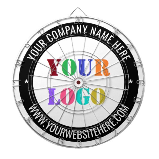 Vorlage für Ihr Firmenlogo Benutzerdefinierter Tex Dartscheibe (vorne)