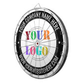 Vorlage für Ihr Firmenlogo Benutzerdefinierter Tex Dartscheibe (Vorderseite rechts)