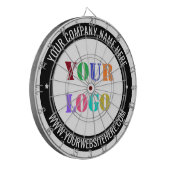 Vorlage für Ihr Firmenlogo Benutzerdefinierter Tex Dartscheibe (Vorderseite Links)