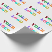 Vorlage für Ihr Firmenlogo Geschenkpapier (Ecke)