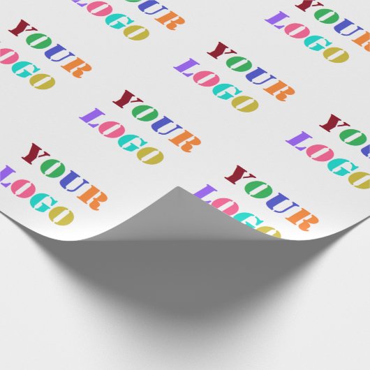 Vorlage für Ihr Firmenlogo Geschenkpapier (Ecke)