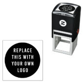 Vorlage für Ihr Firmenlogo hochladen Permastempel (Beispiel)