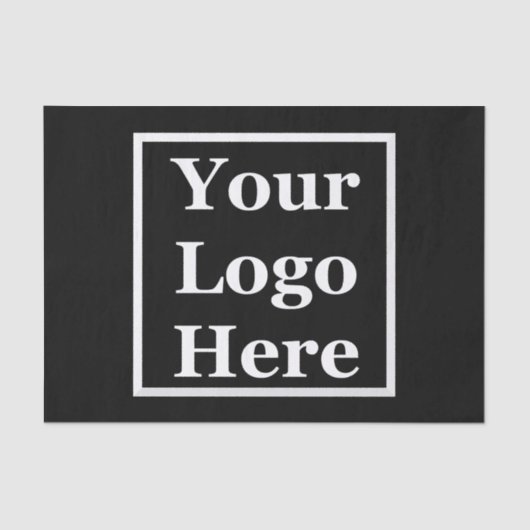 Vorlage für Ihr Firmenlogo Seidenpapier (Vorderseite)