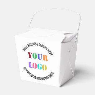 Vorlage für Ihr Firmenlogo und Textfavoriten Geschenkschachtel