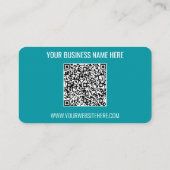 Vorlage für Ihren QR-Code für benutzerdefinierte T Visitenkarte (Rückseite)