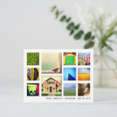 Vorlage für Instagram DIY Square-Fotos Postkarte (Stehend Vorderseite)