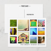 Vorlage für Instagram DIY Square-Fotos Postkarte (Vorne/Hinten)