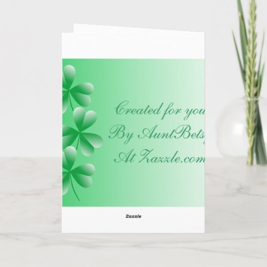 Vorlage für irisches Foto (Rückseite)