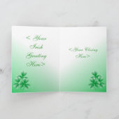 Vorlage für irisches Foto (Innenseite)