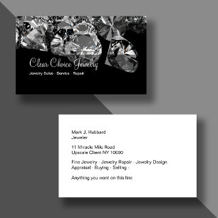 Vorlage für Jeweler Business Card neu Visitenkarte